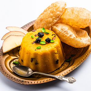 Halwa Poori Combo